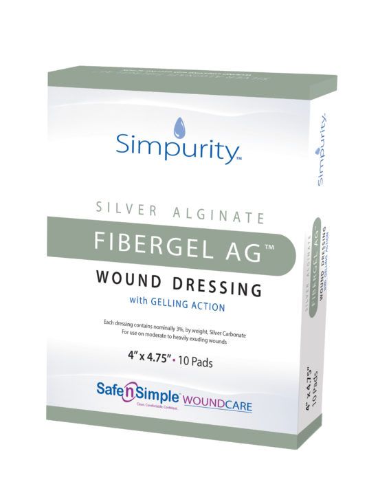 , Simpurity FiberGel AG Wound Dressing