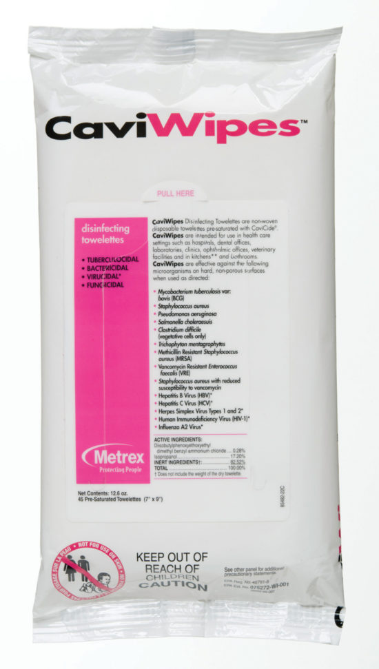 , CaviWipes Disinfecting Towelettes &#8211; Packets
