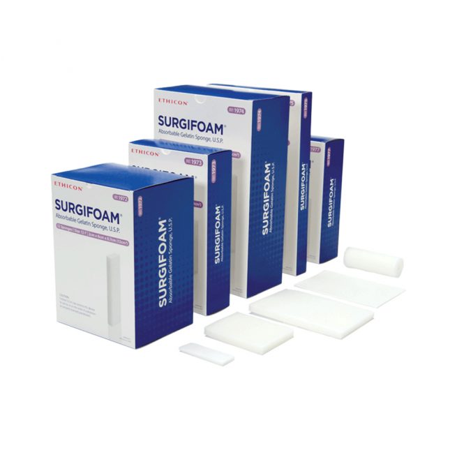 boxes of surgifoam