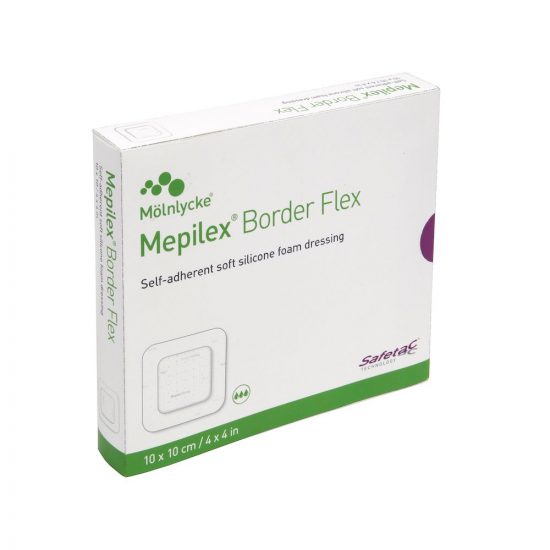 , Mepilex Border Flex Five-Layer Foam Dressing