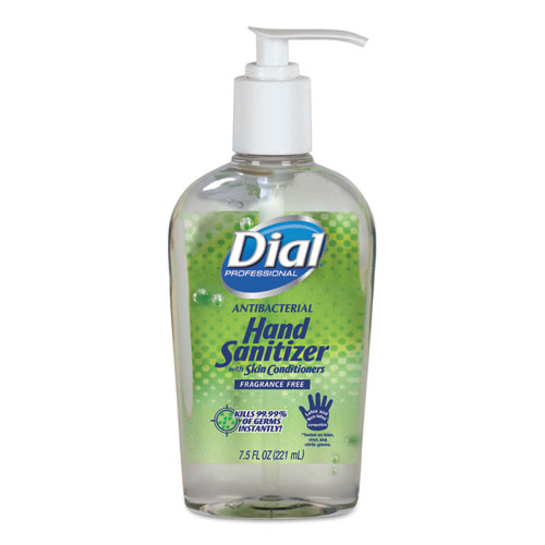 , Dial Antibacterial Hand Sanitizer Gel with Skin Conditioners