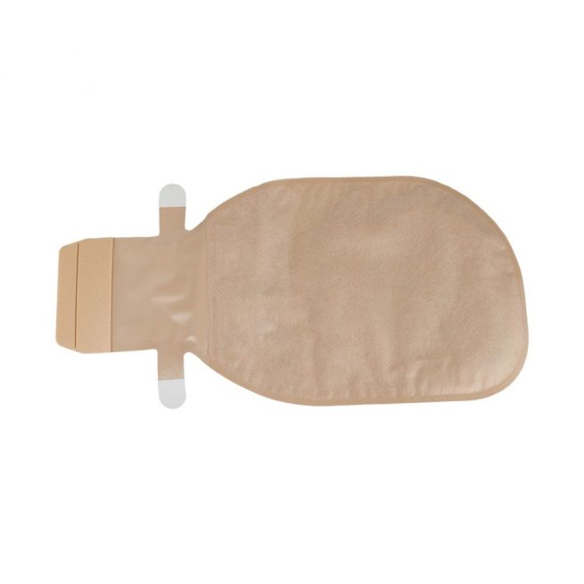 Assura Flat MIDI Cut-to-Fit One-Piece Drainable Pouch with Filter & Velcro Closure