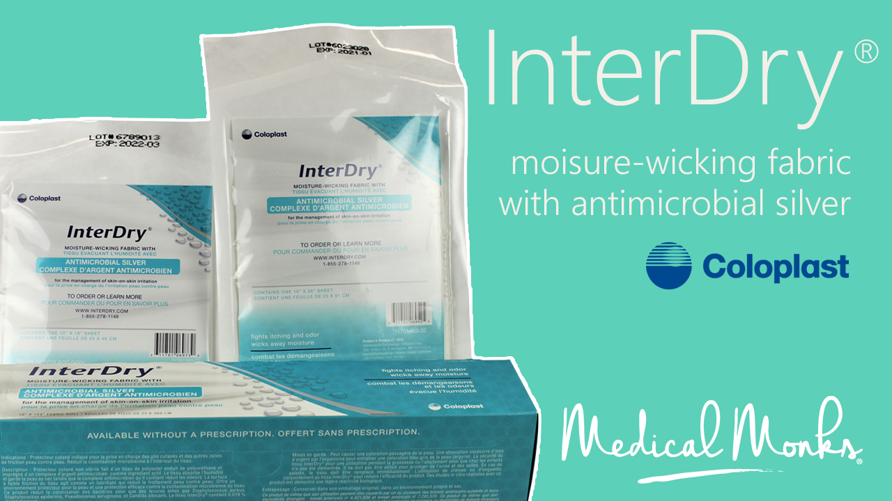 Product Explainer: InderDry Moisture-Wicking Fabric with Antimicrobial  Silver - Medical Monks