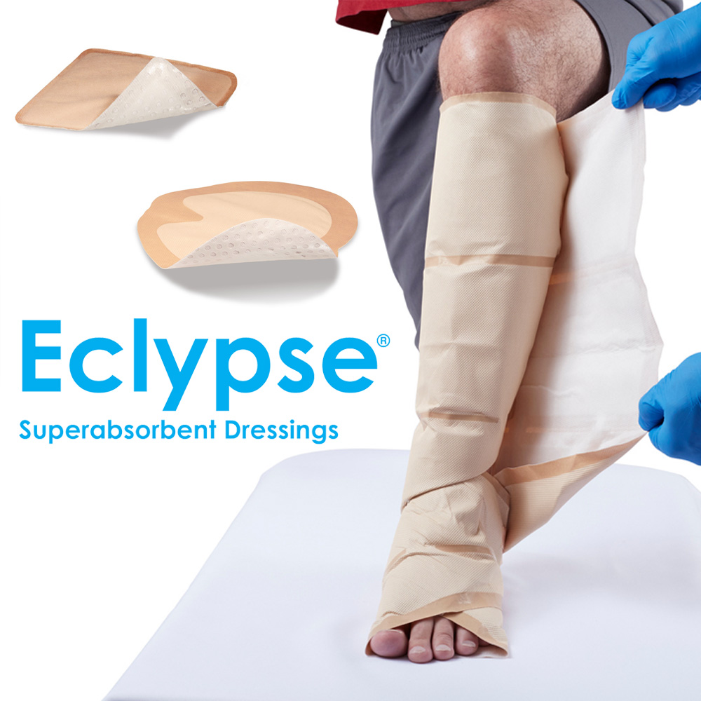 Buy Eclypse Border Super Absorbent Dressing w/Soft Silicone Contact Layer  at Medical Monks!