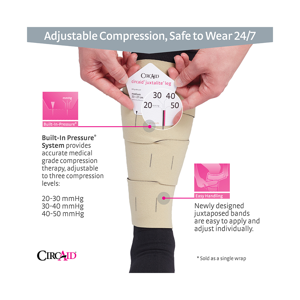  CircAid Juxtalite Lower Leg System Designed For Compression  And Easy Use